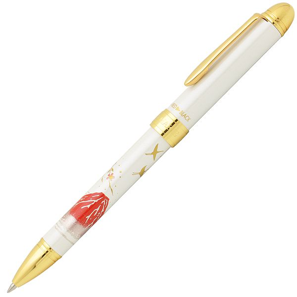 セーラー万年筆 複合筆記具 優美蒔絵3 16-0352-210 富士 ホワイト