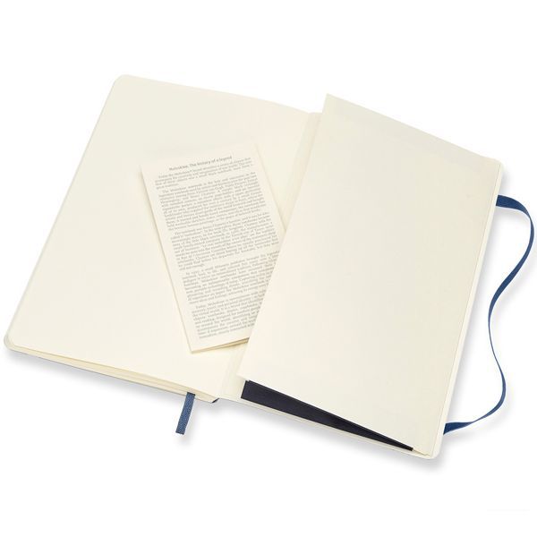 MOLESKINE（モレスキン） ラージサイズ ソフトカバー カラーノートブック プレーン＜無地＞ QP618B20 5180176 サファイアブルー【ディスカウントコーナー】
