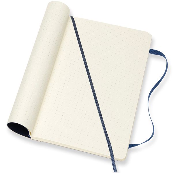 MOLESKINE（モレスキン） ラージサイズ ソフトカバー カラーノートブック ドット＜ドット方眼＞ QP619B20 5180179 サファイアブルー