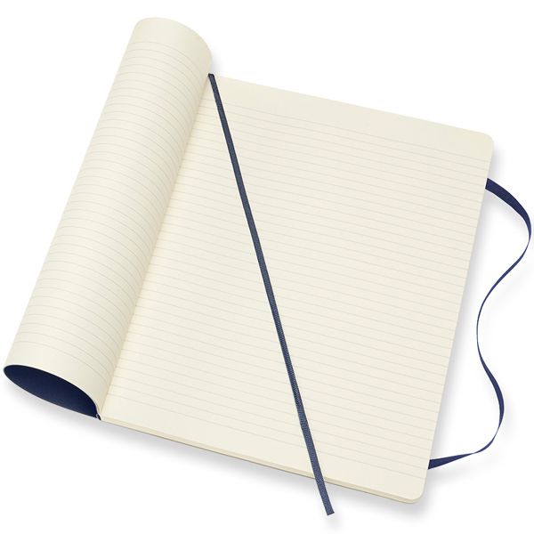 MOLESKINE（モレスキン） Xラージサイズ ソフトカバー カラーノートブック ルールド＜横罫＞ QP621B20 サファイアブルー 5180182