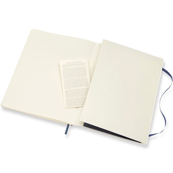 MOLESKINE（モレスキン） Xラージサイズ ソフトカバー カラーノートブック プレーン＜無地＞ QP623B20 5180187 サファイアブルー【ディスカウントコーナー】