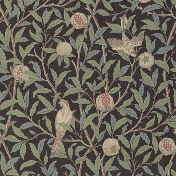 Williammorris ウィリアム モリス シート 小サイズ Mtww2304 Bird Pomegranate 10枚セット 世界の筆記具ペンハウス