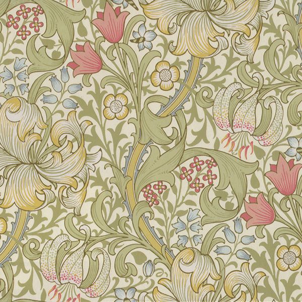 Williammorris ウィリアム モリス シート 小サイズ Mtww2305 Golden Lily 10枚セット 世界の筆記具ペンハウス