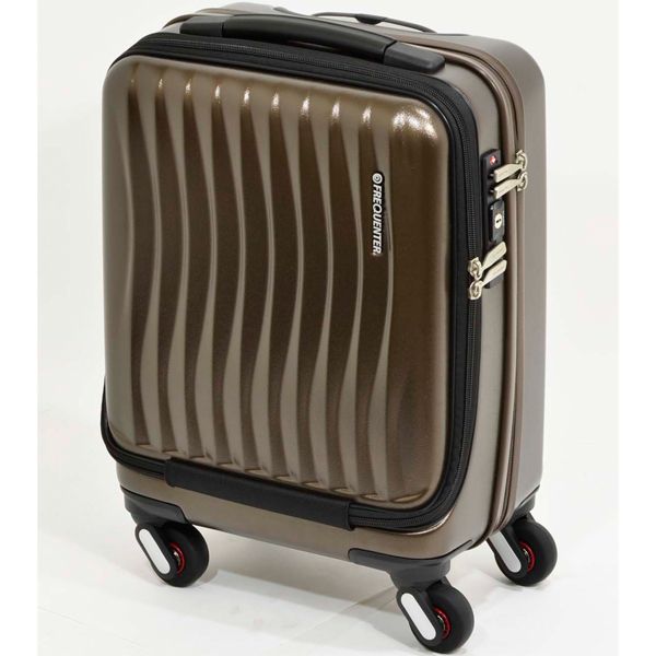 Endo Luggage エンドー鞄 スーツケース Frequenter Clam A フリクエンター クラム エー 1 217 ストッパー付4輪キャリー 41cm チョコ 世界の筆記具ペンハウス