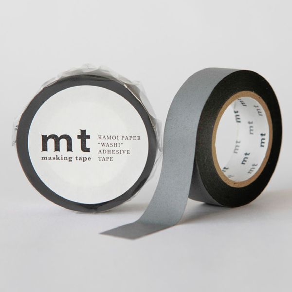 ｍｔ マスキングテープ 1p ベーシックシリーズ Mt01p405 マットグレー 世界の筆記具ペンハウス
