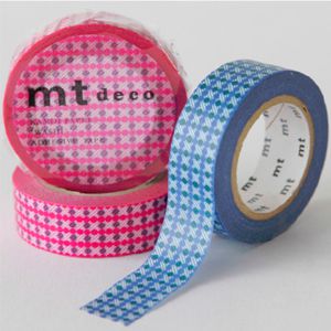 ｍｔ マスキングテープ 1p Decoシリーズ Mt01d408 ドットストライプ ピンク 世界の筆記具ペンハウス