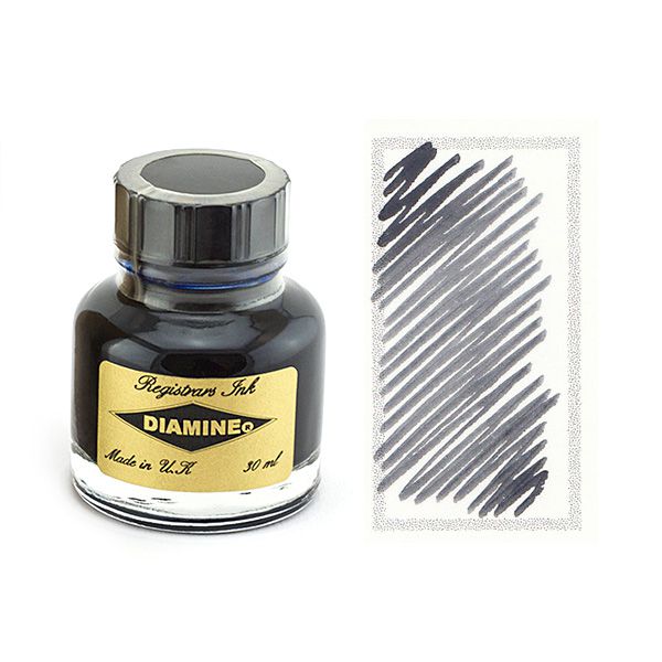 DIAMINE（ダイアミン） ボトルインク レジストラーズインク 30ml No.801 没食子ブルーブラック