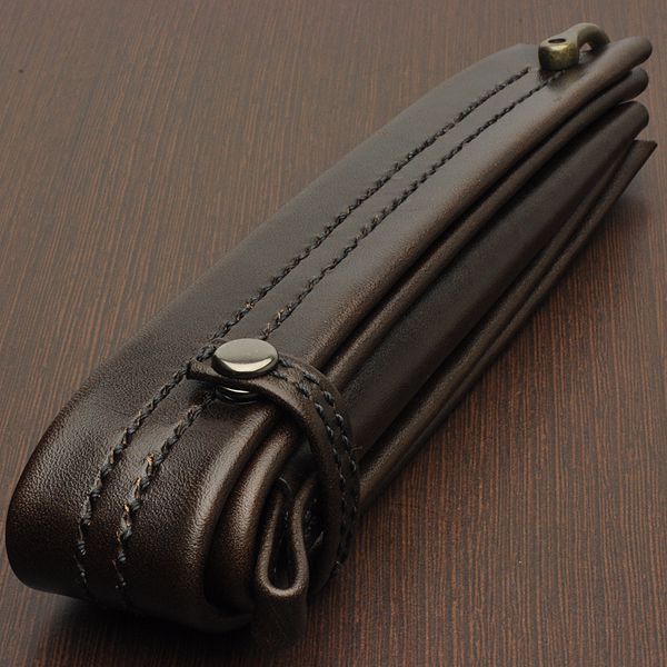 レジスト Resist ペンケース ルガトショルダー ダブルステッチ ペンケース ダークブラウン 黒ステッチ 世界の筆記具ペンハウス レジスト Resist ペンケース ルガトショルダー ダブルステッチ ペンケース ダークブラウン 黒ステッチ 世界の筆記具ペンハウス