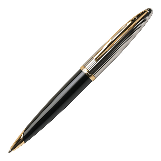 WATERMAN カレン・デラックス ボールペン BK&SV (ウォーターマン) WATERMAN ウォーターマン カレン・デラックス ブルーST