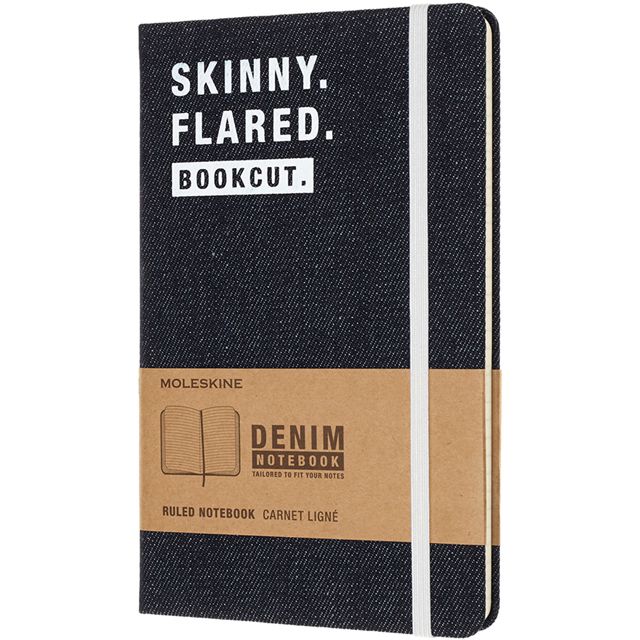 MOLESKINE（モレスキン） ノートブック 限定版 デニム LCDNQP060S 5180296 ラージサイズ SKINNY 横罫