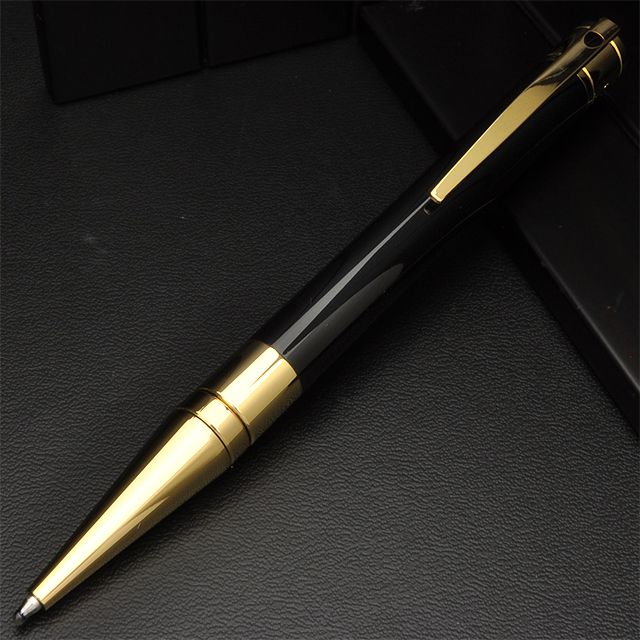 S.T.Dupont エス・テー・デュポン ボールペン D-イニシャル 265202 ブラック＆ゴールド | 世界の筆記具ペンハウス