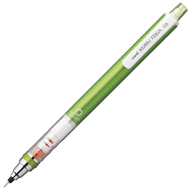 三菱鉛筆 ペンシル 0.5mm KURU TOGA クルトガ スタンダードモデル M5-450 1P グリーン