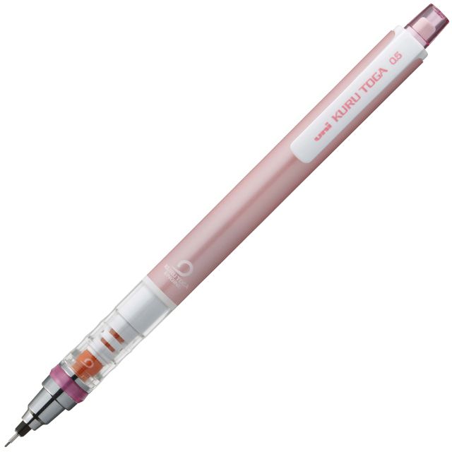 三菱鉛筆 ペンシル 0.5mm KURU TOGA クルトガ スタンダードモデル M5-450 1P ベビーピンク