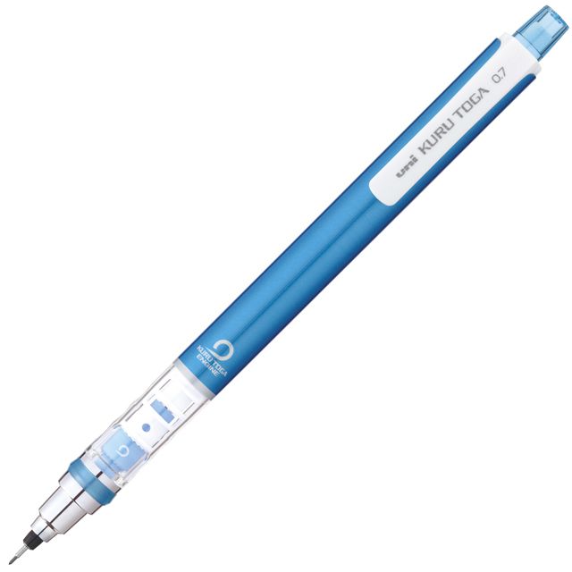 三菱鉛筆 ペンシル 0.7mm KURU TOGA クルトガ スタンダードモデル M7-450 1P ブルー