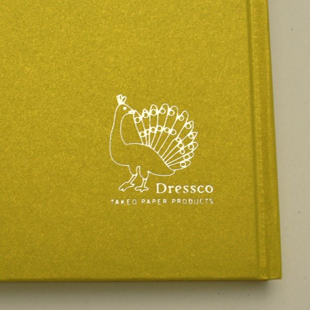 Dressco（ドレスコ） ペーパーノートブック ライムゴールド 1742940