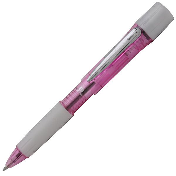 三菱鉛筆（ネームペン） ネームペン ユーザーオーダーシステム 印鑑付ボールペン 透明ピンク SH-1202U-T13 SHI702U