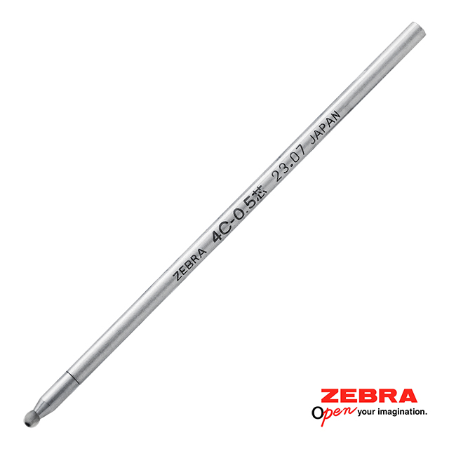 ZEBRA（ゼブラ） ボールペン芯 4C-0.5 ブラック 1本入り R4CS-BK