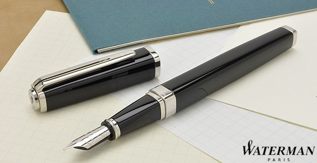 WATERMAN（ウォーターマン） 万年筆 エクセプション スリム ブラックラッカーST S06370