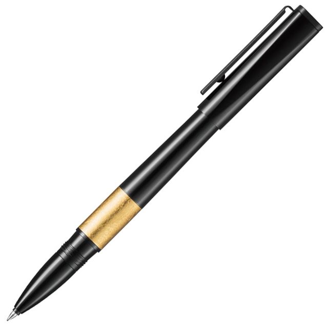 トンボ鉛筆 水性ボールペン ZOOM韻 箸 BW-ZYH06 黄金【こがね】