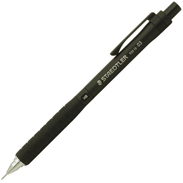 STAEDTLER（ステッドラー） ペンシル 0.3mm 製図用シャープペンシル 925 15シリーズ 92515-03 ブラック