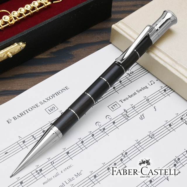 FABER-CASTELL - ファーバーカステル クラシック アネロ グラナディラ 万年筆 シルバー 18CT IT7TXKVJHXHW ファーバーカステル クラシック アネロ グラナディラ 万年筆