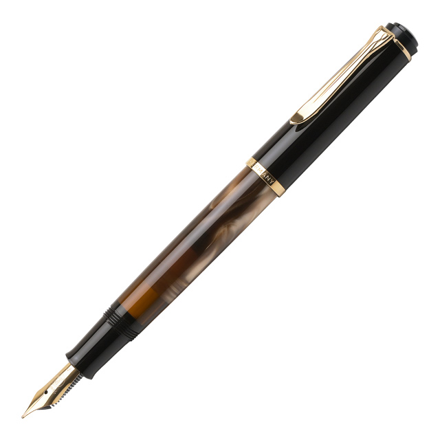 【カスタム万年筆】ペリカンクラシックM200 コニャック B(太字)→長刀風研磨 Pelikan ペリカン 万年筆 クラシック（トラディショナル）200シリーズ