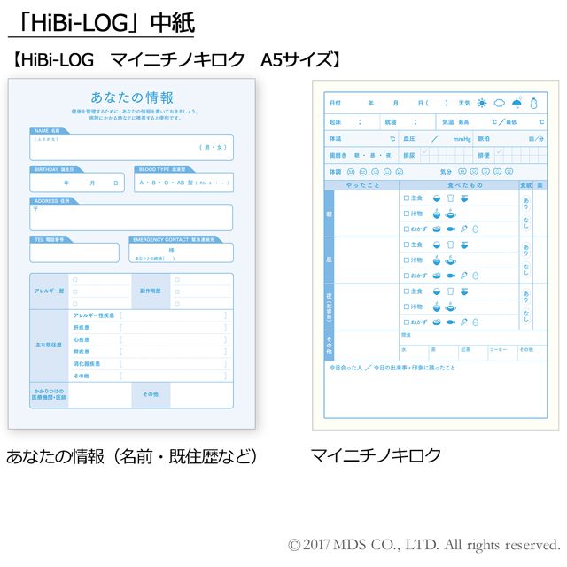 MDS（エムディーエス） Vitamin S HiBi-LOG ヒビログ マイニチノキロク 37-101 ピンク