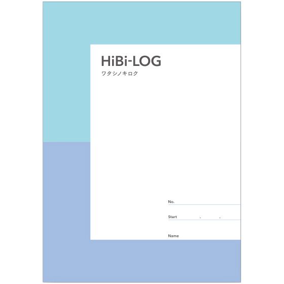 エムディーエス Vitamin S HiBi-LOG ヒビログ ワタシノキロク 37-104 ブルー
