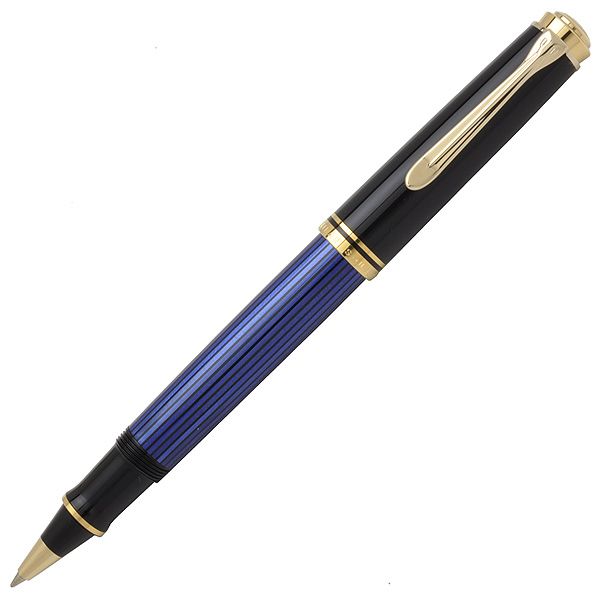 Pelikan（ペリカン）ローラーボール スーベレーン R600 ブルーストライプ 【ローラーボール替芯サービス特典付き！】