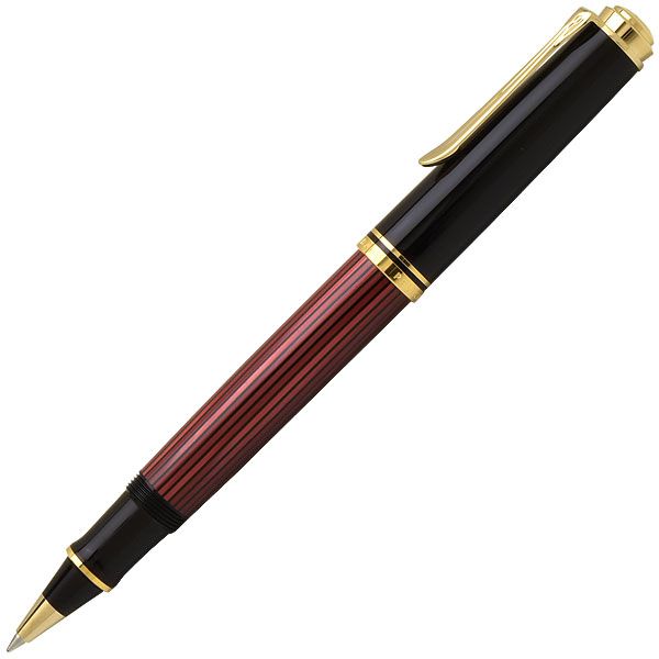 Pelikan（ペリカン）ローラーボール スーベレーン R600 レッドストライプ 【ローラーボール替芯サービス特典付き！】