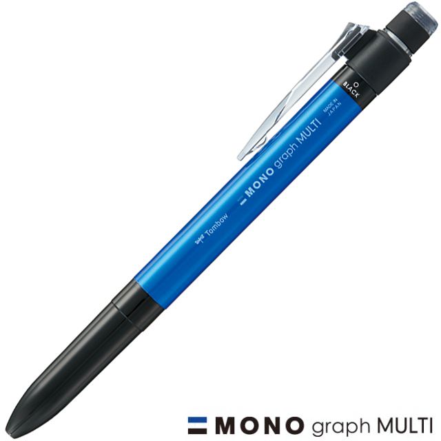 トンボ鉛筆 複合筆記具 MONO graph MULTI（モノグラフマルチ） SB-TMGE41 ブルー
