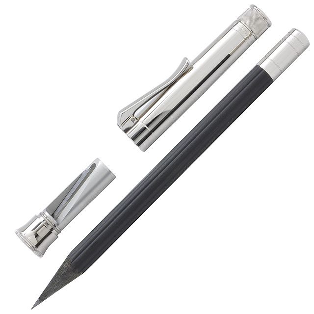 ファーバーカステル 鉛筆 パーフェクトペンシル 118568 プラチナコーティング ブラック