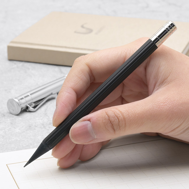 FABER-CASTELL（ファーバーカステル） 鉛筆 パーフェクトペンシル 118568 プラチナコーティング ブラック