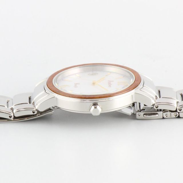 久慈琥珀 腕時計 ソーラーパワーウォッチ CZ36-1 メタルタイプ