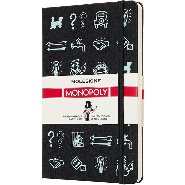【ポイント15倍】モレスキン ノートブック 限定版 モノポリー LEMOQP060 ラージサイズ 横罫 5180372