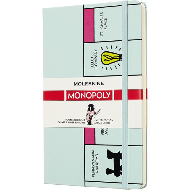 【ポイント15倍】モレスキン ノートブック 限定版 モノポリー LEMOQP062 5180373 ラージサイズ 無地