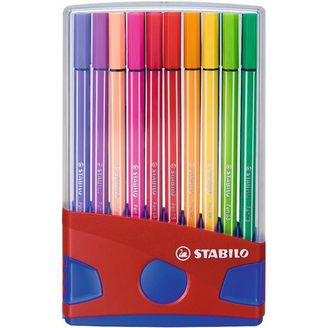 STABILO（スタビロ） ファイバーチップペン ペン68 6820-04 カラーパレード 20色セット