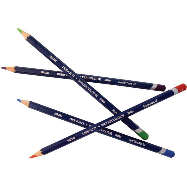 DERWENTART 色鉛筆 ダーウェント 水彩色鉛筆 ウォーターカラー 12色セット メタルケース 世界の筆記具ペンハウス
