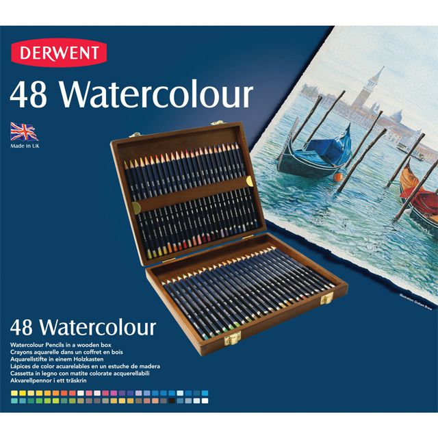 DERWENTART 色鉛筆 ダーウェント 水彩色鉛筆 ウォーターカラー 48色 