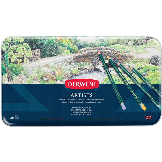 DERWENTART 色鉛筆 ダーウェント 油性色鉛筆 アーチスト 36色セット