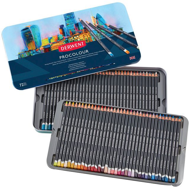 ダーウェント 色鉛筆 プロカラー 2302508 72色セット メタルケース