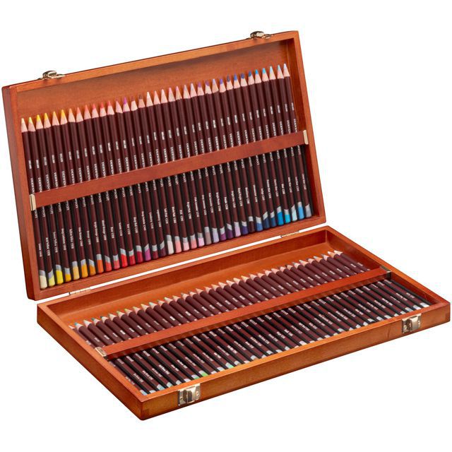 DERWENTART（ダーウェント） 色鉛筆 カラーソフト 0701031 72色セット ウッドボックス
