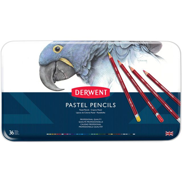 DERWENT（ダーウェント） 色鉛筆 パステルペンシル 0700307 36色セット メタルケース