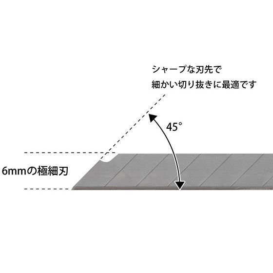 MIDORI（ミドリ） ペンカッター 替刃 5枚入り 35330006