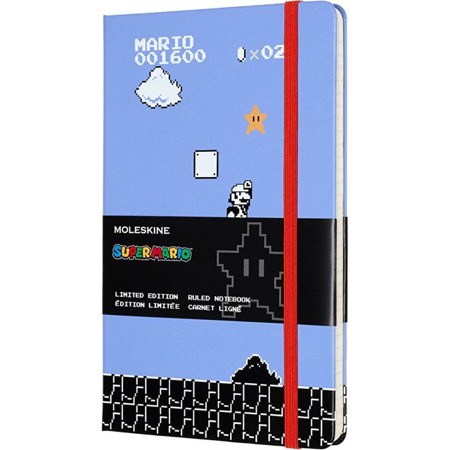 MOLESKINE（モレスキン） ノートブック 限定版 スーパーマリオ LESMQP060GM 5180934 ラージサイズ フル ゲーム 横罫