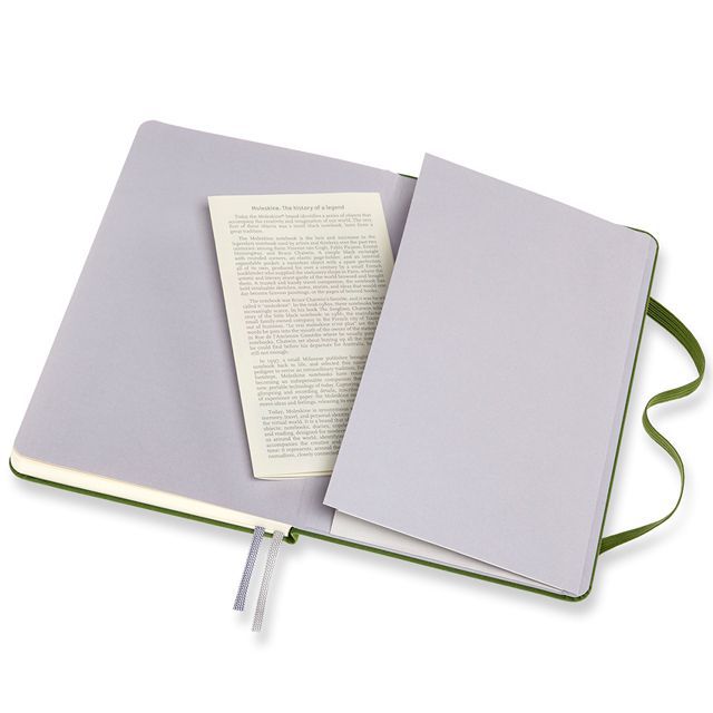 Moleskine モレスキン ノートブック Two Go ミディアムサイズ グラスグリーン 無地 横罫 世界の筆記具ペンハウス