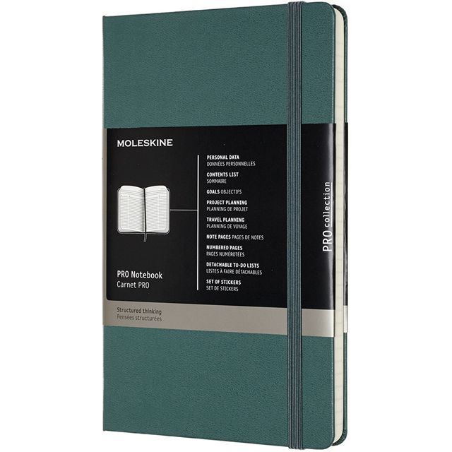 MOLESKINE（モレスキン） ラージサイズ PROノートブック PROPFNTB3HK19 5181027 ハードカバー フォレストグリーン