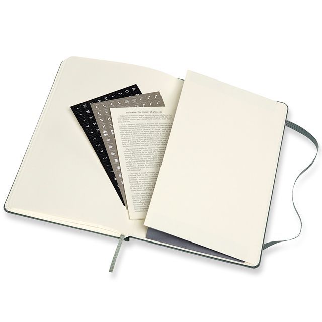 Moleskine モレスキン 手帳 ラージサイズ Proノートブック ハードカバー フォレストグリーン 世界の筆記具ペンハウス