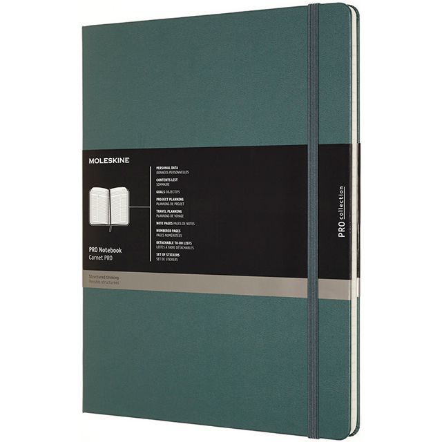 MOLESKINE（モレスキン） XXラージサイズ PROノートブック PROPFNTB7HK19 5180968 ハードカバー フォレストグリーン