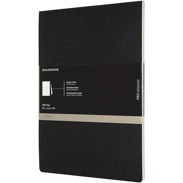 【ポイント15倍】MOLESKINE（モレスキン） A4サイズ PROパッド PROPAD5BK 5180099 ソフトカバー ブラック